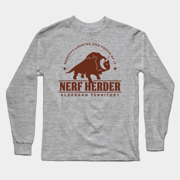 Nerf Herder Long Sleeve T-Shirt by DesignWise